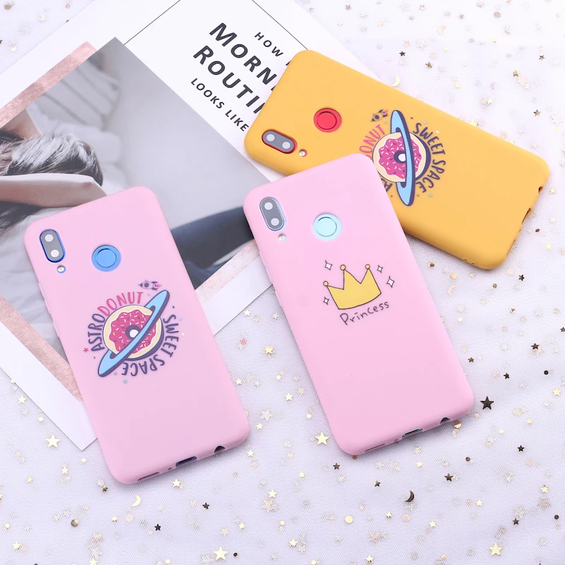 Силиконовый чехол для телефона Samsung S8 S9 S10 S10e Plus Note 8 9 10 A7 A8 Pricess Girl Heart Tumblr