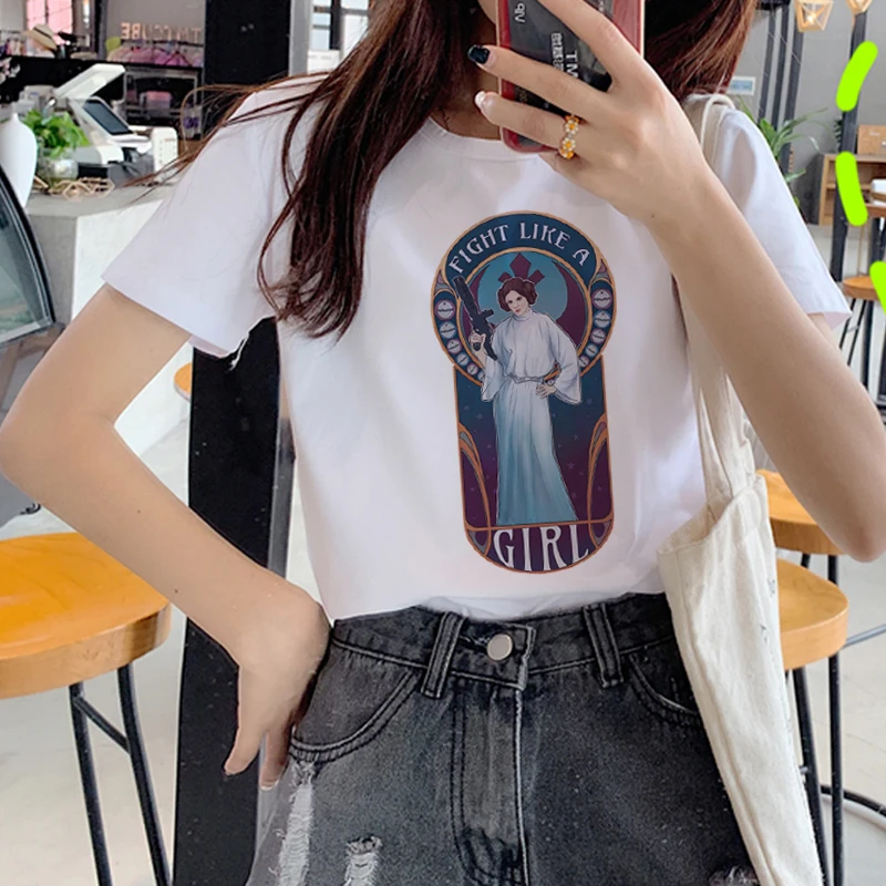Feminist Harajuku Ullzang Футболка женская Feminism Girl power Graphic футболка GRL PWR Эстетическая футболка 90s Модные женские футболки - Цвет: 6175