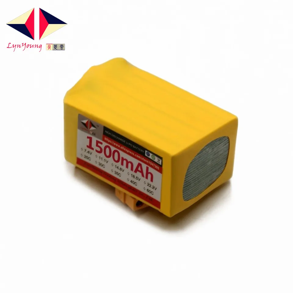 HX Lipo батарея 6S 22 2 V 1500mah 60C для радиоуправляемого дрона квадрокоптера вертолета