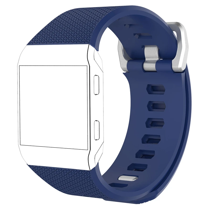 Силиконовый Браслет для Fitbit Ionic Smart сменный ремешок для наручных часов спортивный браслет маленький большой размер умные аксессуары