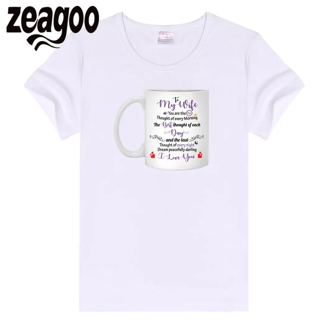 Zeagoo тонкий Повседневное экипаж шеи Для женщин Fit мягкий короткий рукав Футболка