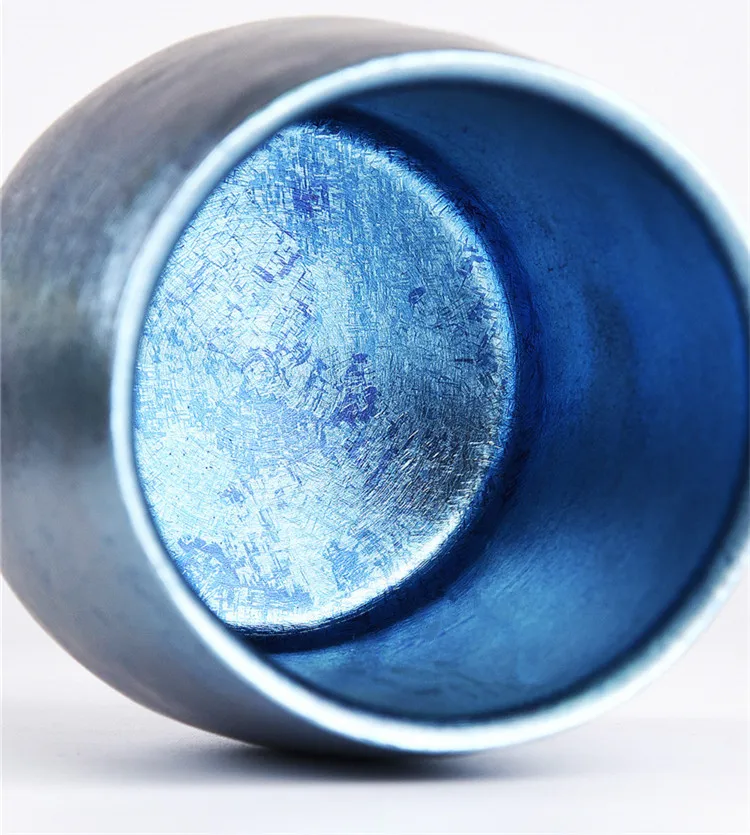 TILIVING Pure titanium двухслойная анти-обжигающая вода чашка, кофейная чашка lovers простая чашка сок пивная кружка