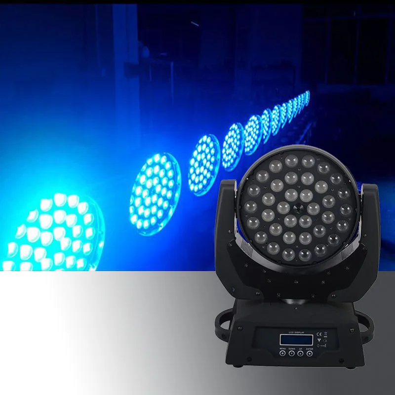 Светодиодный прожектор DMX512 RGBW 4 в 1 фонарь с эффектом промывки 36x12 Вт для