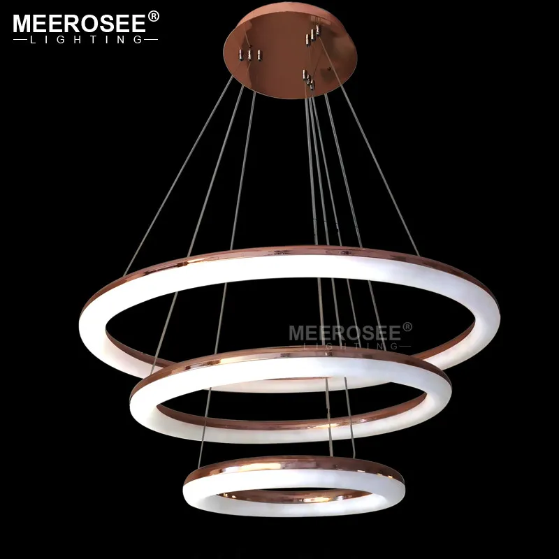 Современные светодиодные подвесные светильники акриловое кольцо Подвесная