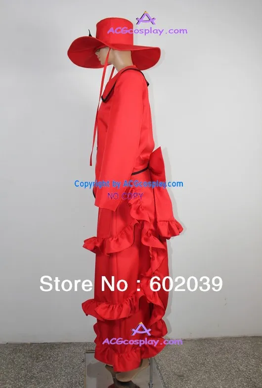 Костюм для косплея Черный Батлер Kuroshitsuji Mrs Red Angelina Dalles|cosplay costume|costume cosplayblack butler cosplay