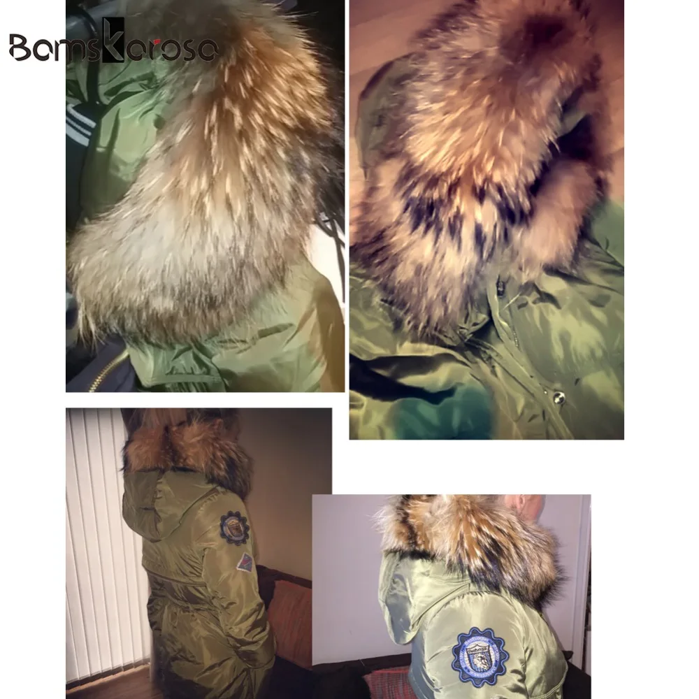 Натуральный Мех Зимняя Куртка Женщины Гуд Пальто 2016 Новый Большой енот Меховой