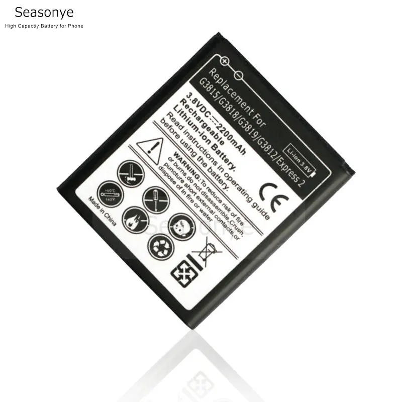 Seasonye 2200mAh EB L1L7LLU Сменный аккумулятор для Samsung Galaxy Express 2 G3815 G3818 G3819 G3812 i939 i9260 I9268|battery