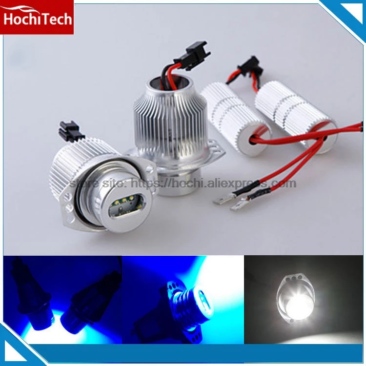 HochiTech нет ошибок 7000K белый 4000LM 40 Вт LED Angel Eye маркер лампа с гало для BMW 09-11 E90 E91 LCI