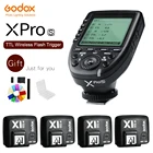 В наличии пульт дистанционного управления Godox Xpro-S TTL II 2,4G X System с беспроводным триггером с 4 шт. X1R-S контроллер приемника для вспышки Sony