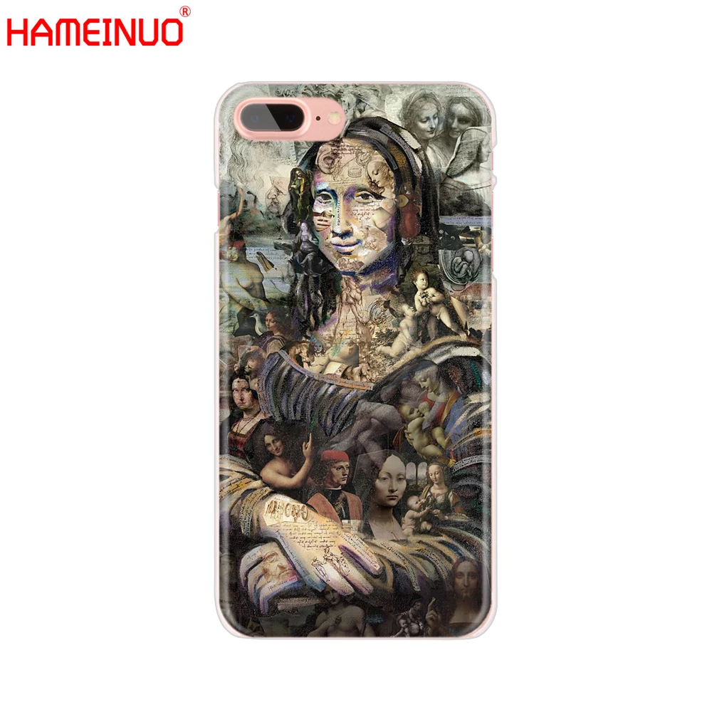 HAMEINUO Мона Лиза Леонардо да Винчи сотовый телефон чехол для iphone X 8 7 6 4 4s 5 5s SE 5c 6s