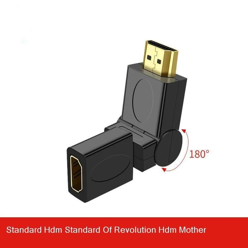 HDMI адаптер 180 и 360 градусов локоть HD линия передачи данных мужчина к гнезду