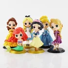 Q Posket фигурка принцессы игрушка Белоснежка Русалочка Ариэль Золушка красавица запутанная Рапунцель модель красоты куклы