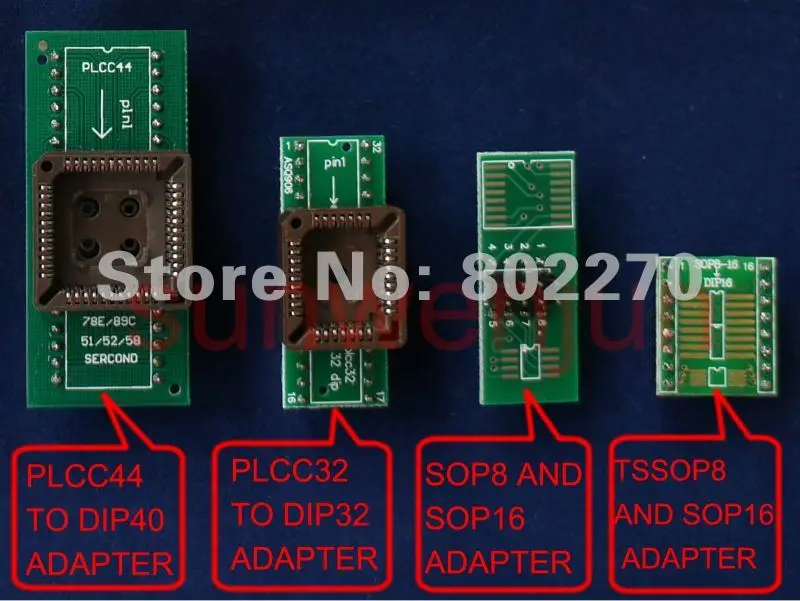 V8.51 XGecu TL866II плюс USB программист Поддержка 15000+ IC SPI Flash NAND EEPROM MCU PIC AVR Замена TL866A TL866CS+ 4 шт. адаптер