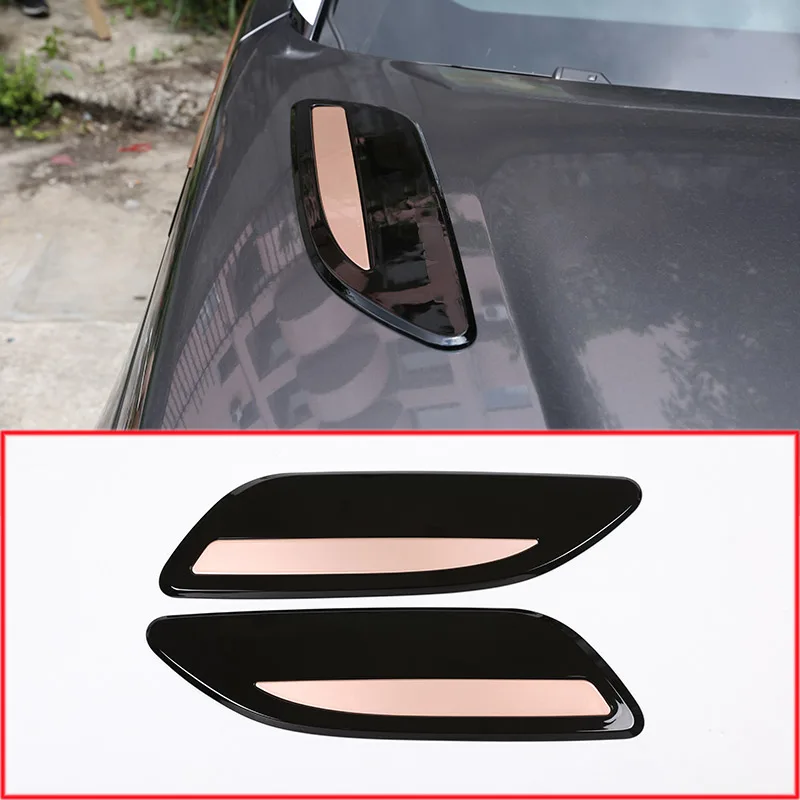 Автомобильные аксессуары для Range Rover Velar 2017 2018 2019 ABS Rose Gold выходное отверстие крыла