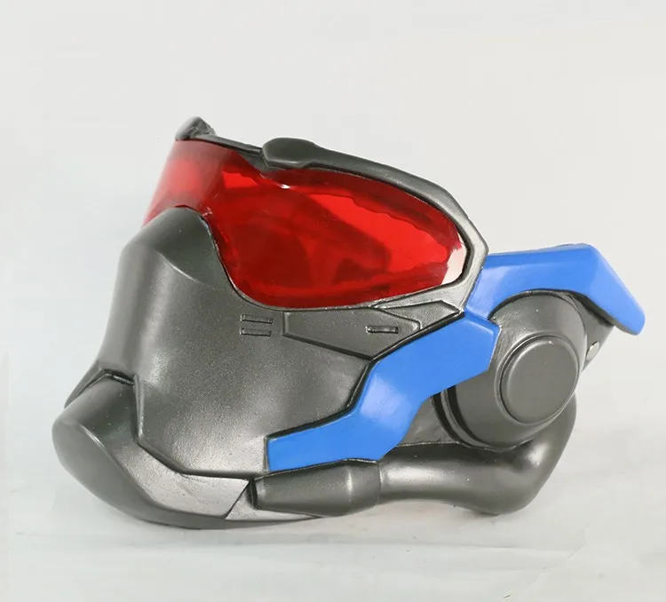 OW 76 солдатские ПВХ маски для лица шлем реквизит косплея макияж на Хэллоуин