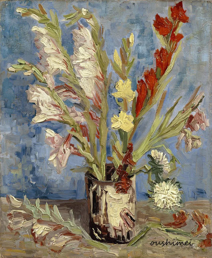Hand Painted Wall Knife Palette Flower Oil Painting for Home Decor Canvas Pop High Quality as Gift | Дом и сад