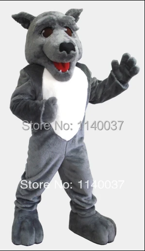 Beste Mascotte Wolfshond Wolf Mascot Kostuum Custom Fancy Kostuum Anime Cosplay Kits Mascotte Thema Fancy Dress Kostuum Carnaval