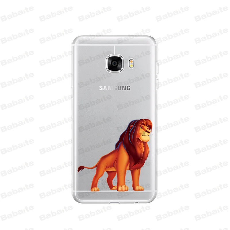 Чехол для телефона Babaite The Lion King прозрачный мягкий силиконовый чехол из ТПУ Samsung S5