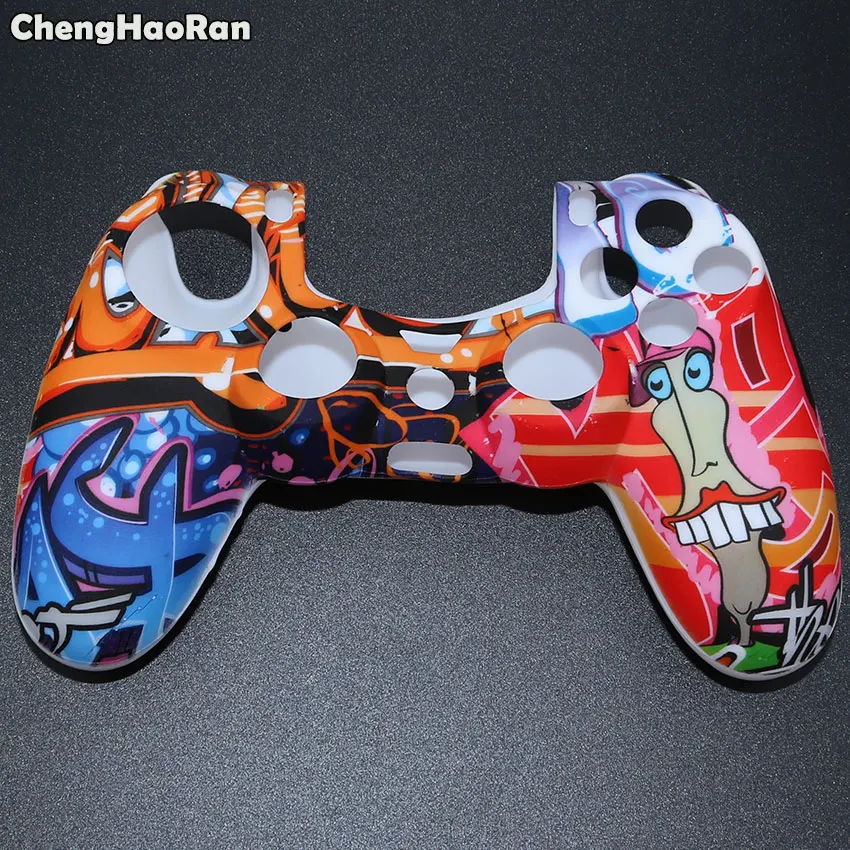 Тонкий защитный чехол ChengHaoRan для геймпада Sony PS4 Pro камуфляжная силиконовая