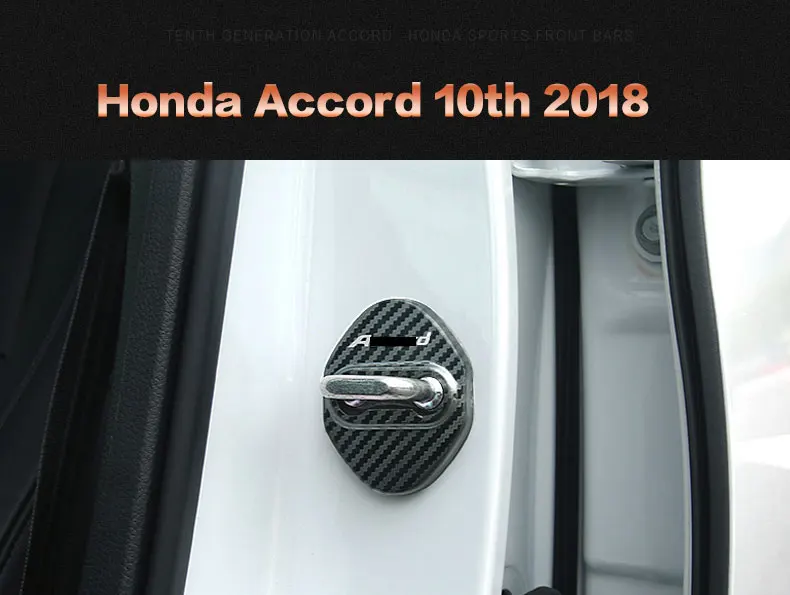 Для Honda Accord 10th/Odyssey/FitSaloon/CRV/HRV/Vezel крышка дверного замка крышки Защитный автомобильный стиль