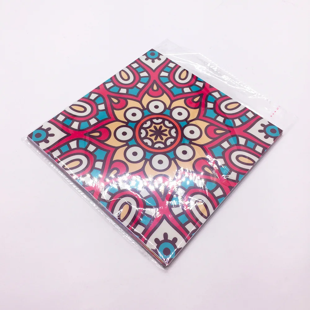 

Funlife Abstract pattern style tile stickers bedroom living room stickers kitchen bathroom waterproof decorative wall stickers