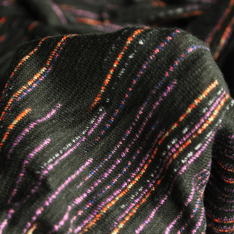 Бесплатная доставка Черный Вит В Полоску линии тканые трикотажные ткани цена за