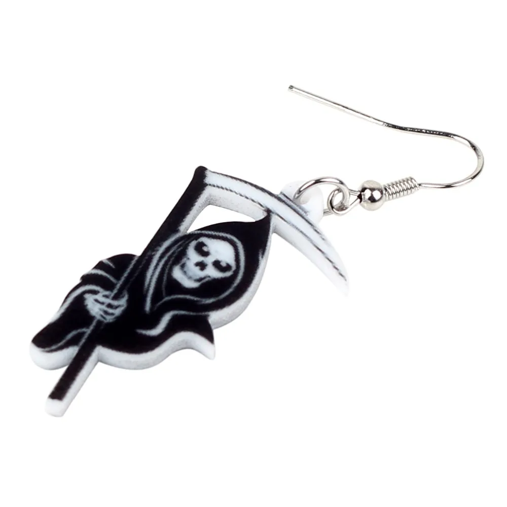 Женские акриловые серьги подвески Bonsny сережки в стиле панк для женщин и
