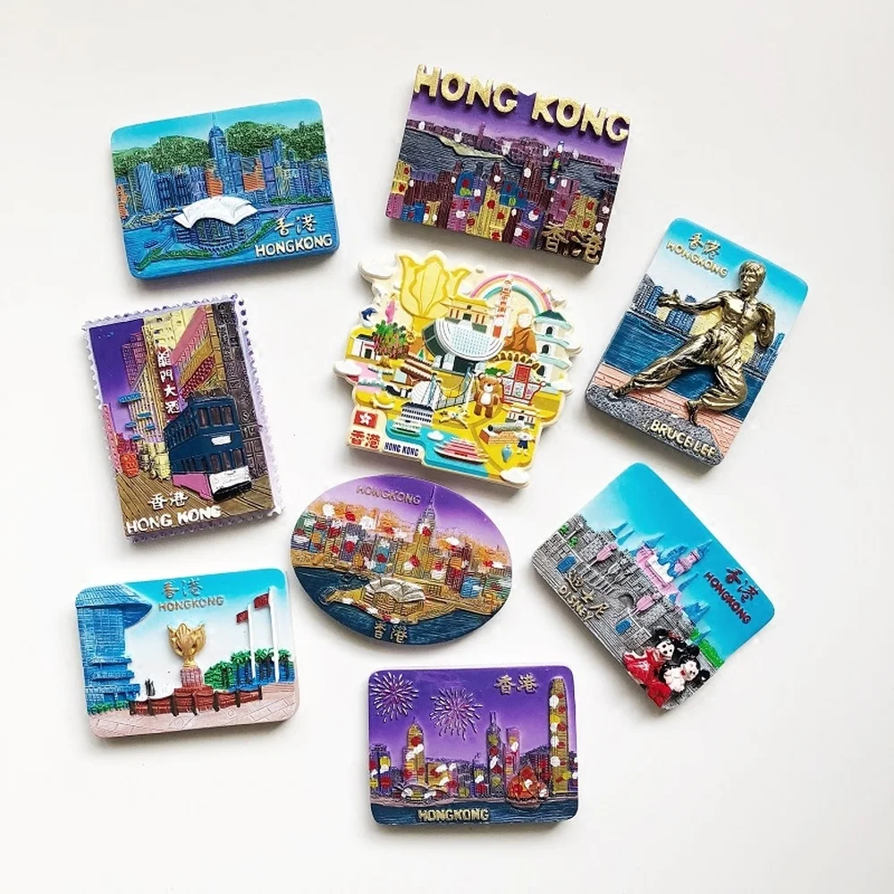 BABELEMI Китай Гонконг Макао туристический памятный ландшафт магнит на холодильник