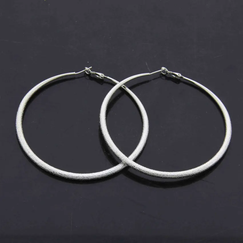 Серьги кольца женские большие золотистые и Серебристые 80 х75 мм|big hoop earrings|hoop earrings
