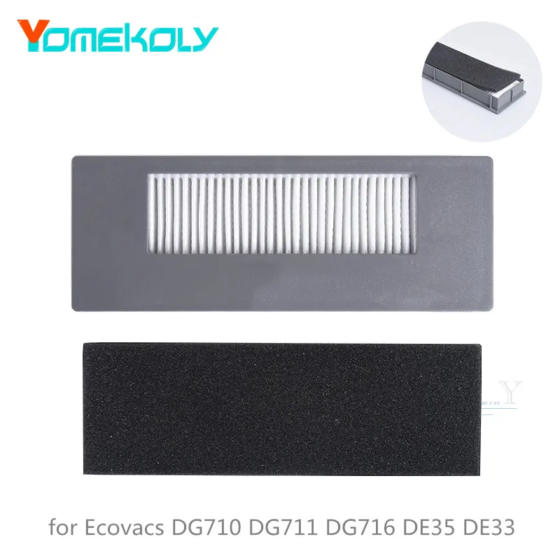 

Filter for Vacuum Cleaner Spare Parts for Ecovacs Deebo Allure DG710 DG711 DG716 DE35 DE33 Robot Vacuum Accessories