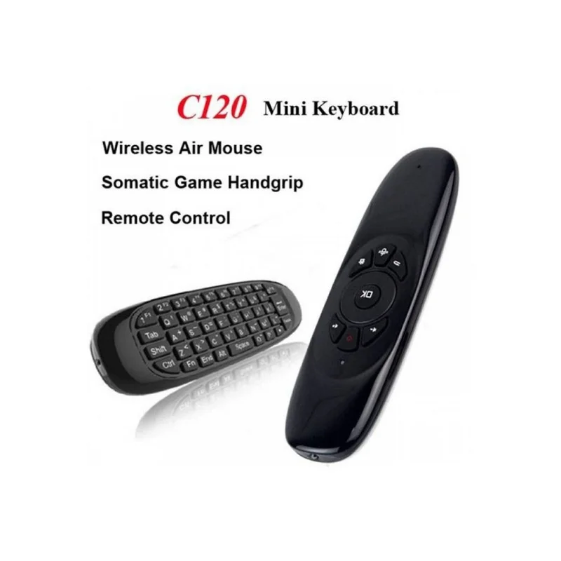 Professional Gyroscope Fly Air Mouse Wireless TV BOX Keyboard 2.4G Rechargeable Remote Controller for Android Linux Windows Mac |
