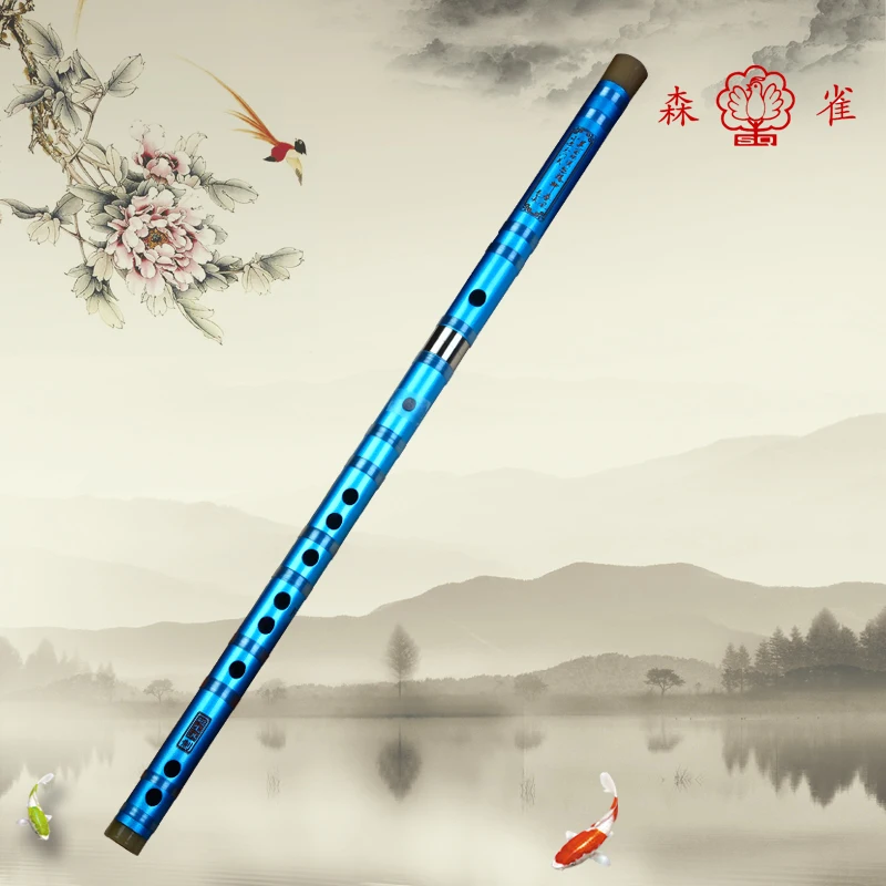 Профессиональная Флейта с одной ручкой синей краской | Спорт и развлечения