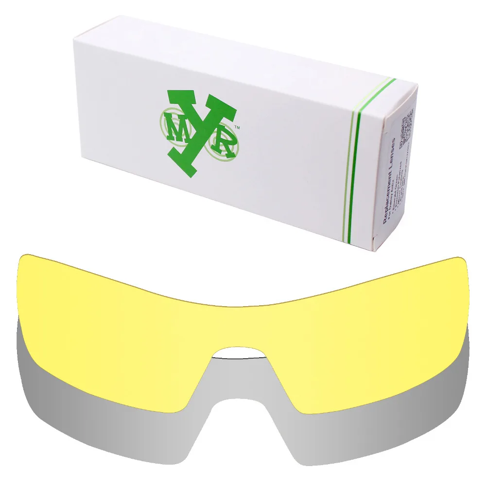 2 Pieces Mryok Replacement Lenses for Oakley Oil Rig Sunglasses Lens Silver Titanium &amp HD Yellow | Аксессуары для одежды