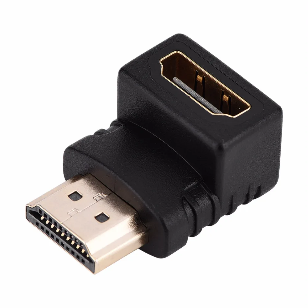 Hdmi кабель адаптер мужчина к HDMI Женский 270/90 градусов преобразователь удлинитель