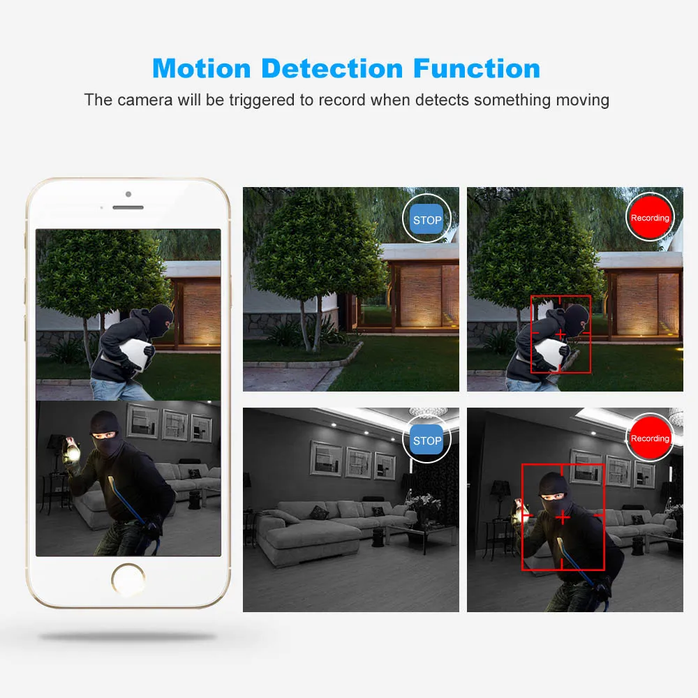 KKmoon 1080P POE IP Камера 2.0MP 3 6 мм 1/2.8 &quotCMOS P2P Onvif ночного видения IR CUT Обнаружение