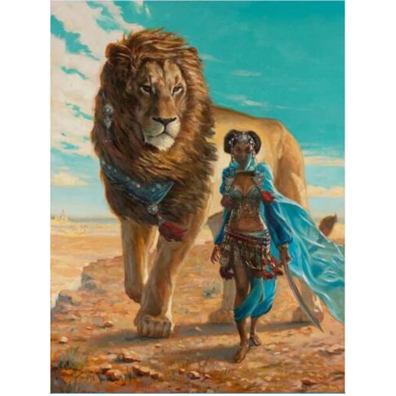 

New Full Square Diamond 5D DIY Diamond Painting "Beauty and animal" Embroidery Cross Stitch Rhinestone Mosaic Painting HL332