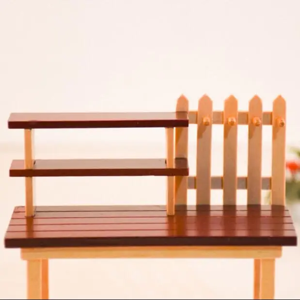 

A01-X001 children baby gift Toy 1:12 Dollhouse mini Furniture Miniature rement wooden Creativity Shelves 1pcs