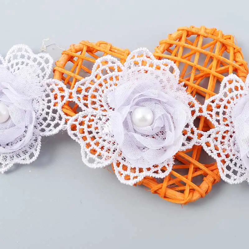 Best selling flower embroidery lace fabric trim ribbon DIY sewing garment handmade material accessories curtain decoration | Дом и сад