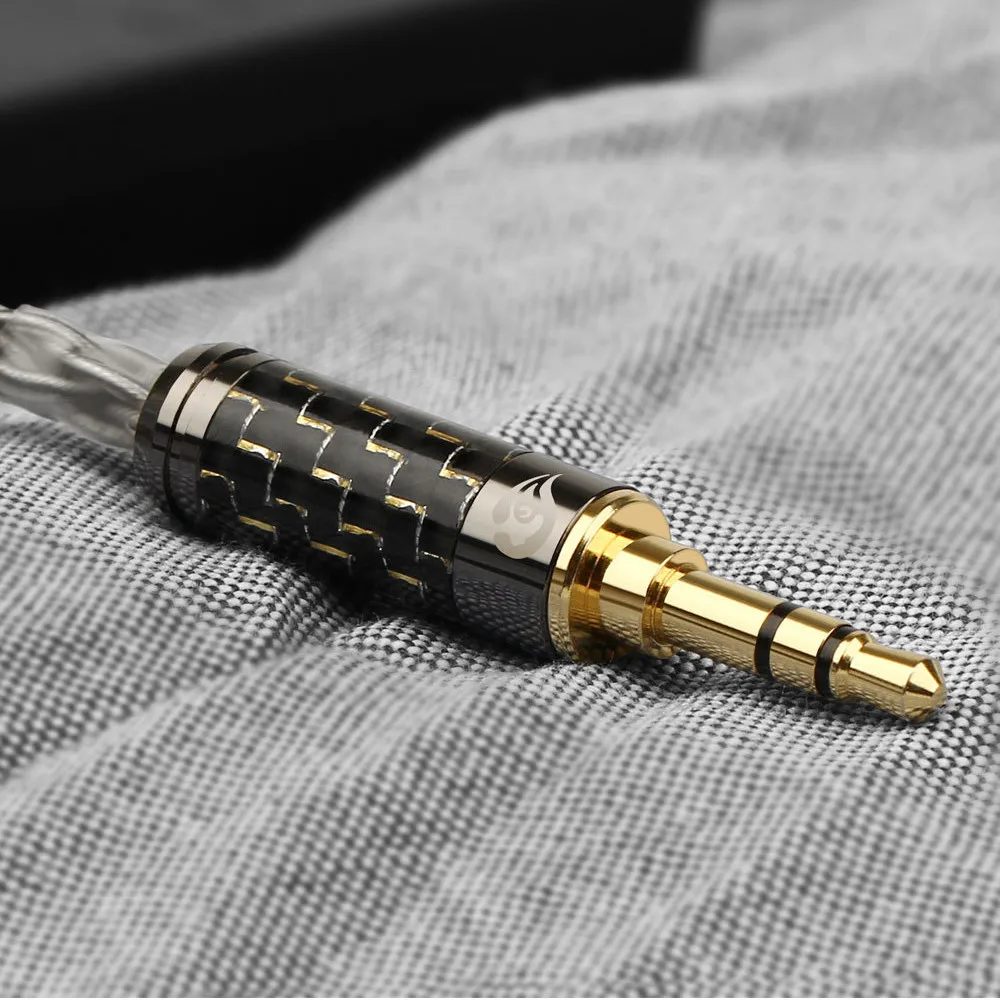 Кабель для наушников сделай сам медный провод с серебристым покрытием MP3 плеера 2