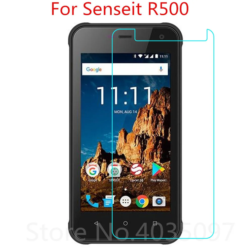 2.5D 9H закаленное стекло для Senseit R500 на телефон защитная пленка стекло|Защитные