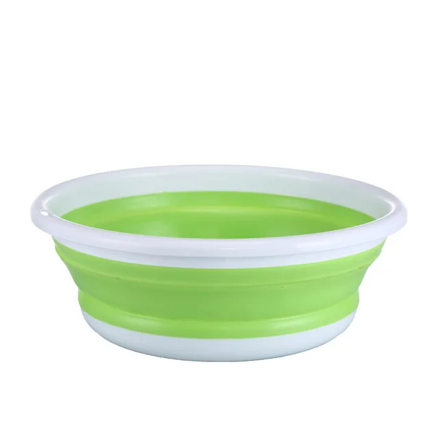 Light green S Детская ванна для новорожденных, портативная умывальник, Детская ванна, складная детская умывальник, многофункциональная моющая ванна для ног - Цвет: Light green S