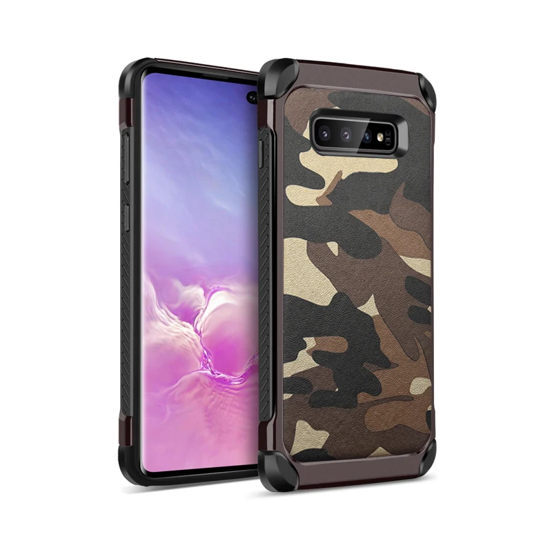 ITEUU S10PLUS S10E армейский Камуфляжный жесткий чехол для Samsung Galaxy S10 PLUS противоударный