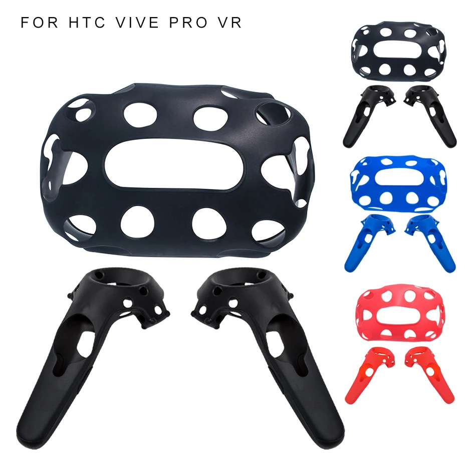 Для htc Vive PRO силиконовый чехол для контроллера защитный Противоскользящий противоударный чехол для VR очки шлем контроллер