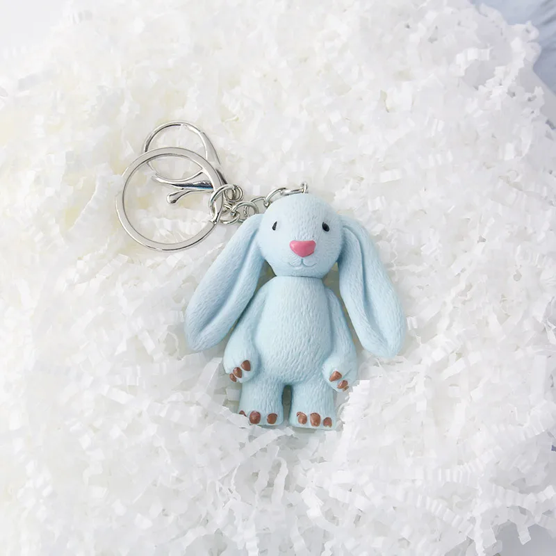 2019 Поп мультфильм Милая Конфета из смолы цвет кролик брелок для девочек школьный