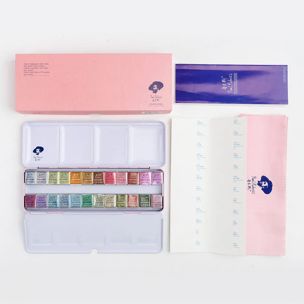 Перманентные Твердые акварельные пигментное окрашивание блеск краски s