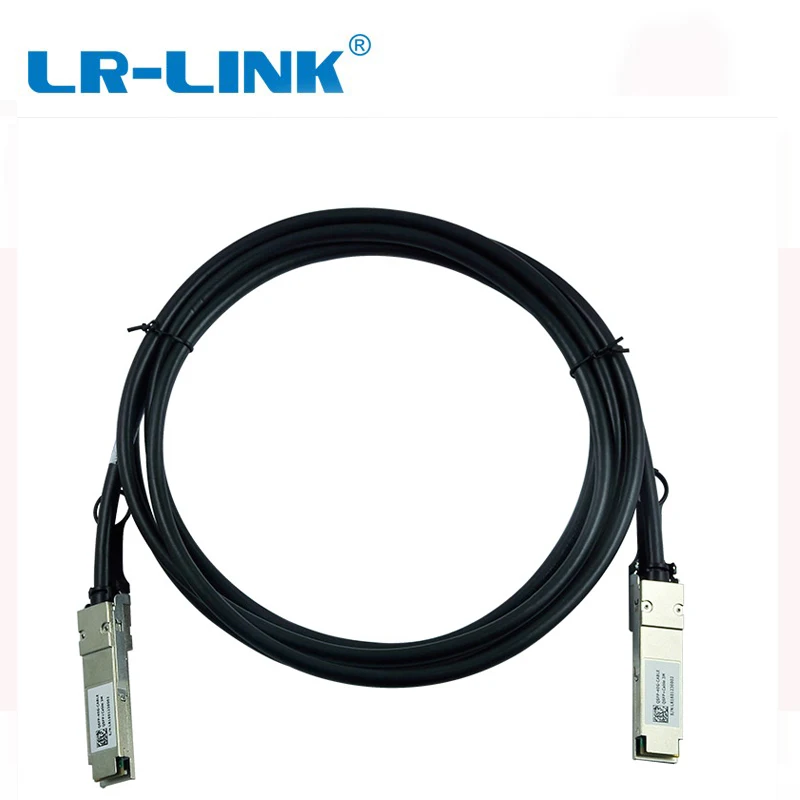 LR LINK QSFP + к 3 М 40 г пассивное прямое подключение медного кабеля Twinax|Компьютерные