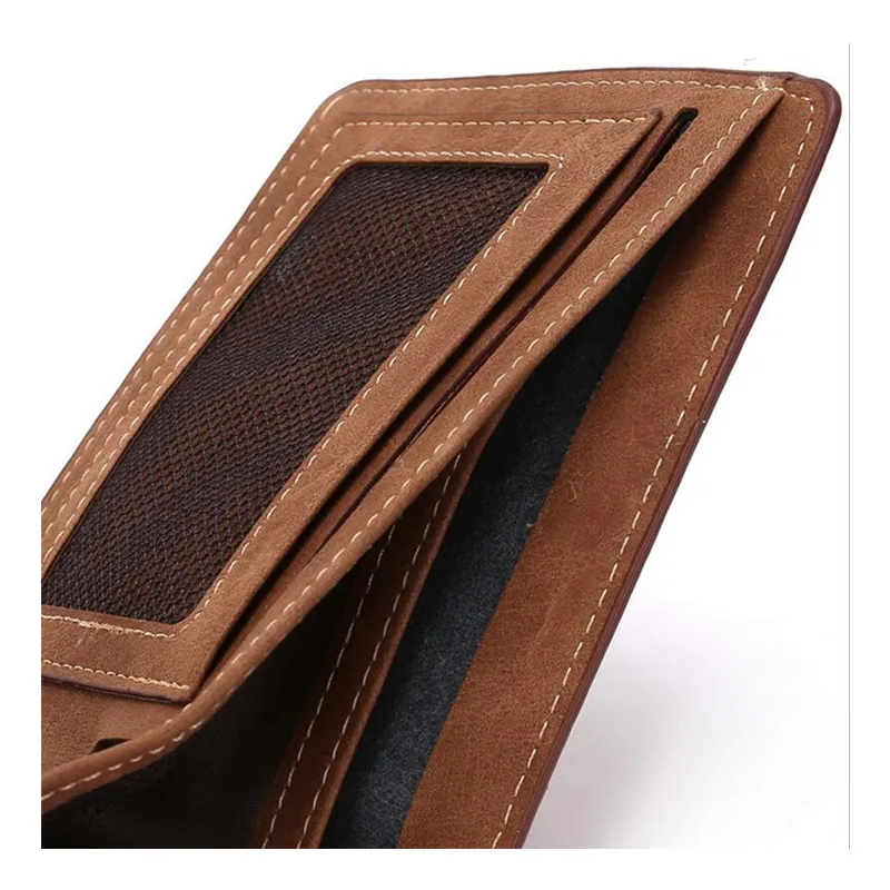 Прочный Винтажный Мужской кошелек маленький кожаный женский Carteira masculina короткий