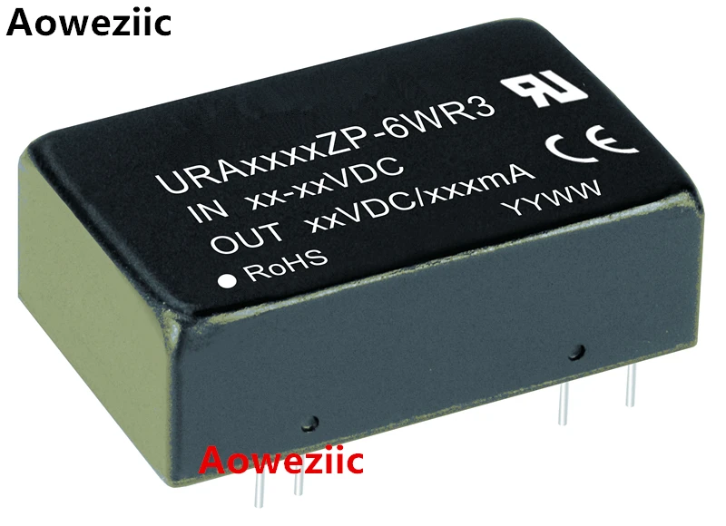 Aoweziic URA2424ZP 6WR3 6W новый оригинальный DIP Вход: 9 36V двойной Регул выход: + 24V 0.12A 24 V DC
