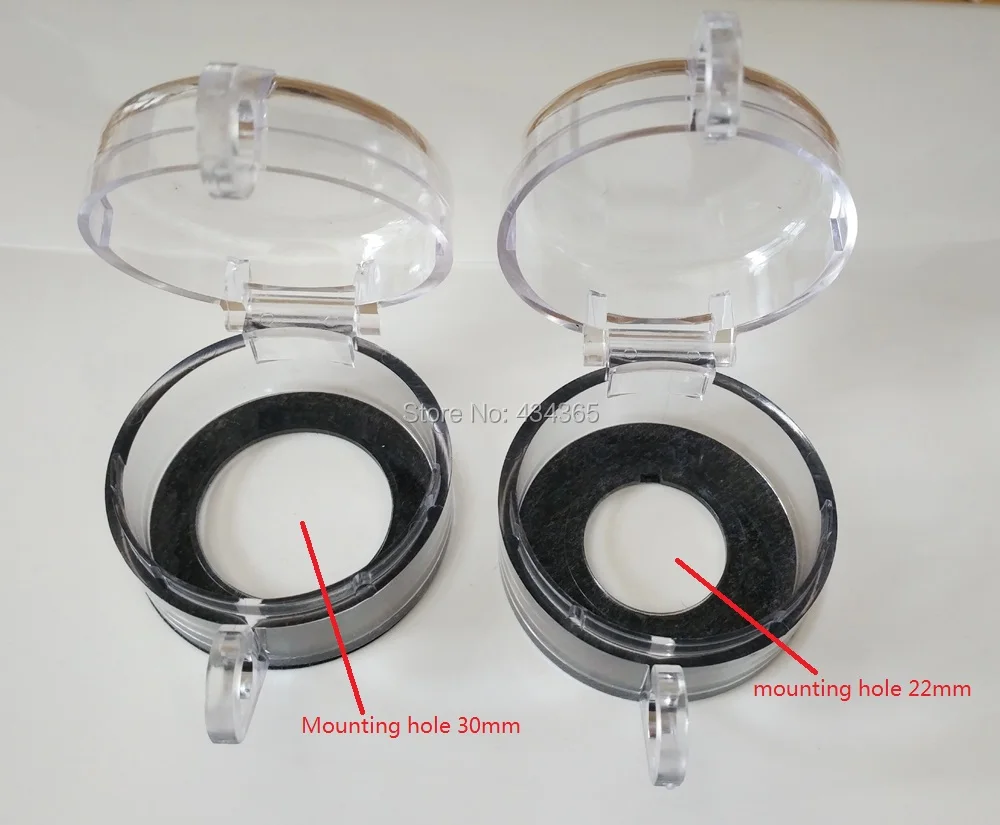 Аварийный кнопочный переключатель 30 мм защитная крышка фотобокс 50x32 |