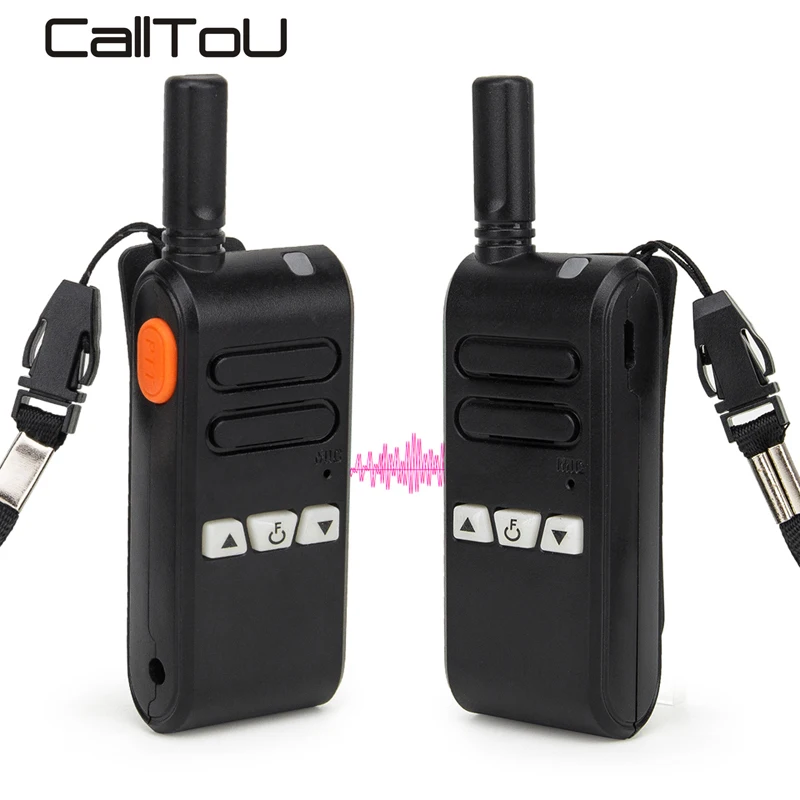 CallToU Walkie Talkie 2 шт. двухсторонние радиостанции 16 каналов портативные мини рации для